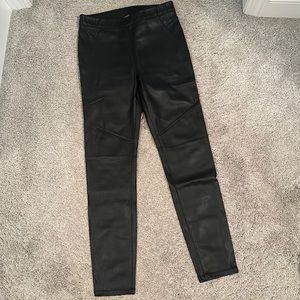 Free People vegan leather leggings size 27 black